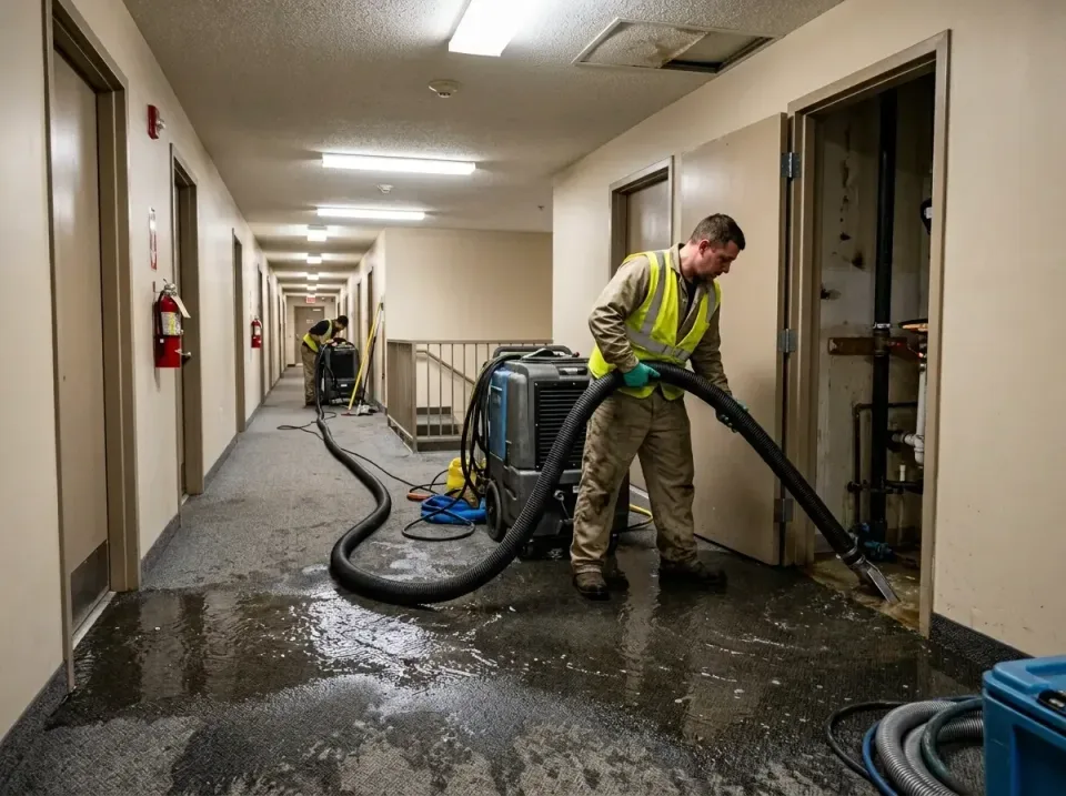 multi-unit-apartment-hallway-f-005 — frequently asked questions, Emergency Burst Pipe Water Extraction & Removal in Reading,…
